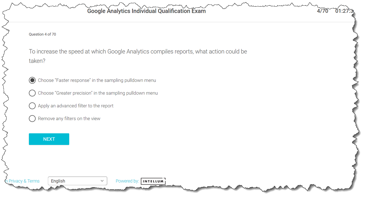 To increase the speed at which Google Analytics compiles reports, what action could be taken? - SCHOOL4SEO